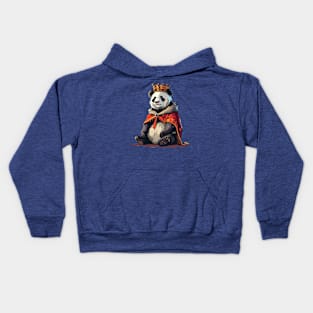 panda king Kids Hoodie